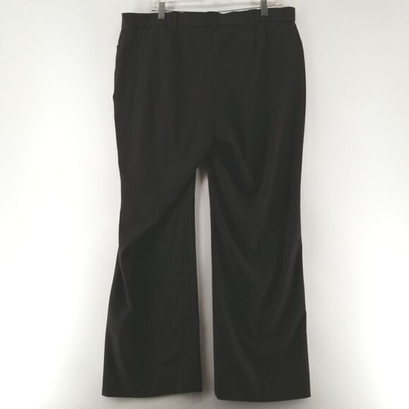 Addition Elle Pants Womens Size 16 Petite Black Slim Straight Button Zipper - Picture 6 of 9